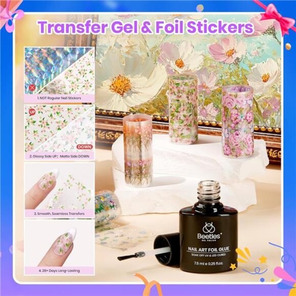 Summer Gel Polish Kit, 36 colors Neon Gel Polish Blue Green Glitter - Picture 3 of 7